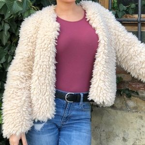 Beautiful shaggy jacket